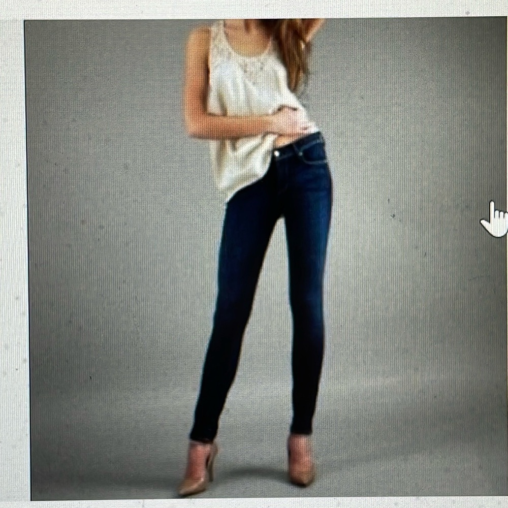 Fidelity scoop jeans in viper rinse